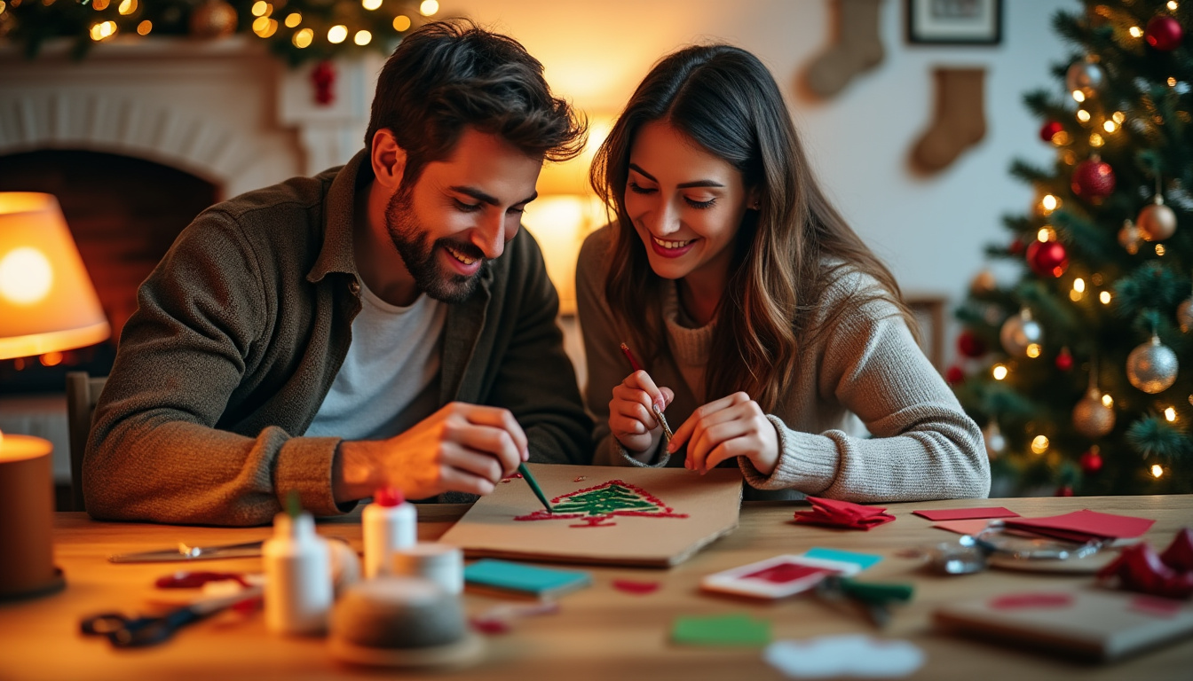 découvrez des idées créatives diy pour célébrer un joyeux noël avec votre amour. inspirez-vous pour surprendre l'être cher avec des cadeaux faits main, des décorations uniques et des messages d'amour tendres. transformez vos fêtes en moments inoubliables grâce à ces astuces originales et romantiques.