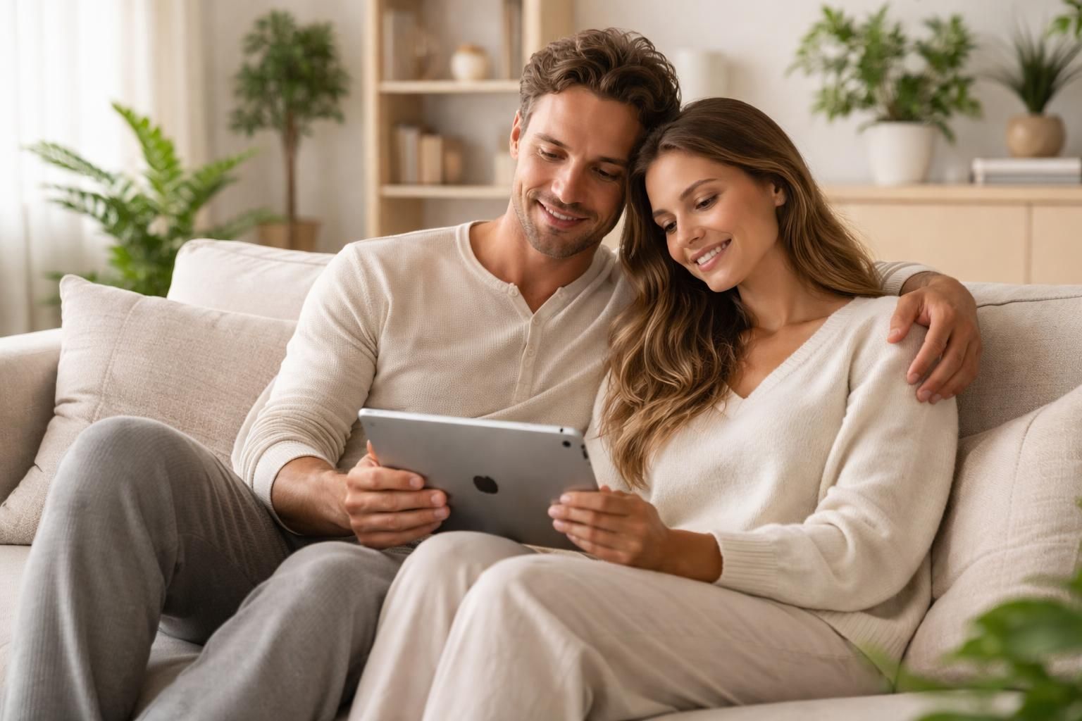 découvrez des moments bien-être à deux grâce à des séances guidées sur ipad air, pour renforcer votre complicité et profiter d'instants de relaxation partagés.