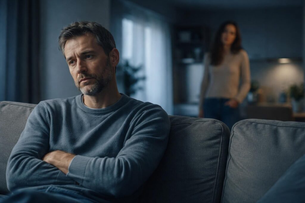 découvrez les signes et les raisons derrière le changement d'attitude d'un homme qui n'aime plus sa femme, passant de l'indifférence à la distance émotionnelle.