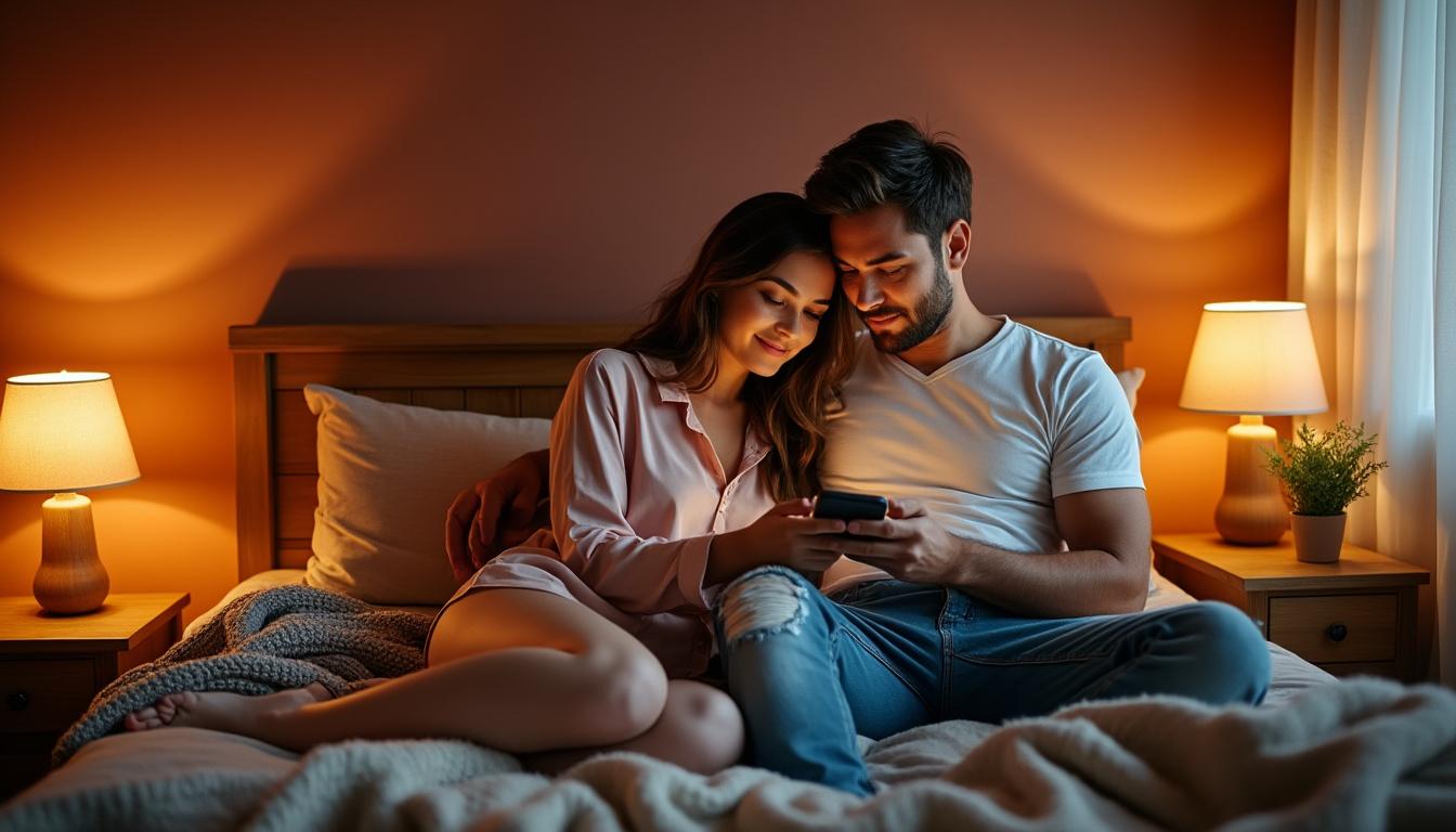 d&eacute;couvrez une s&eacute;lection tendre de sms doux pour souhaiter de belles nuits d'hiver &agrave; votre amour et lui offrir des r&ecirc;ves enchant&eacute;s.