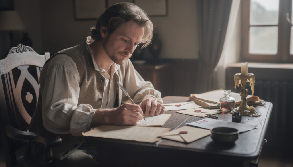 découvrez des lettres d'amour touchantes écrites par des hommes célèbres dans l'histoire et laissez-vous inspirer par leurs mots passionnés.