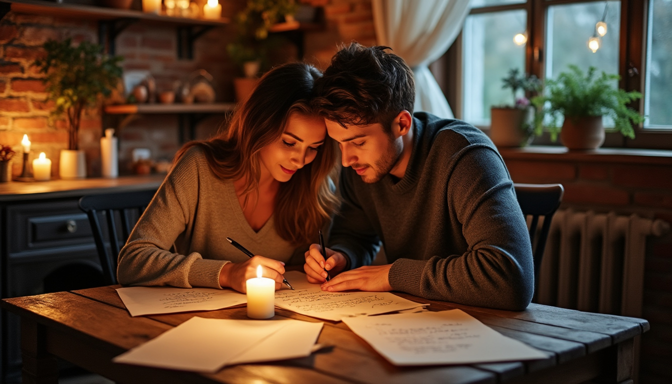 découvrez 5 lettres d'amour inspirantes pour dire 'je pense à toi mon amour'. inspirez-vous de ces mots tendres et sincères pour écrire à l'élu(e) de votre cœur et exprimer vos sentiments avec émotion.