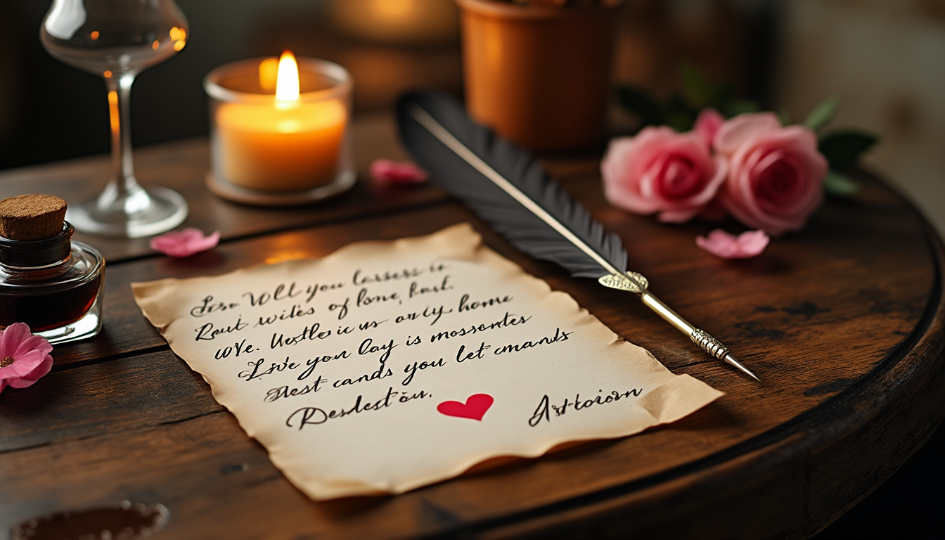 découvrez comment écrire le plus long texte d'amour pour elle, rempli d'émotion et de tendresse. apprenez l'art de la narration romantique pour toucher le cœur de votre bien-aimée avec des mots sincères et inspirants.