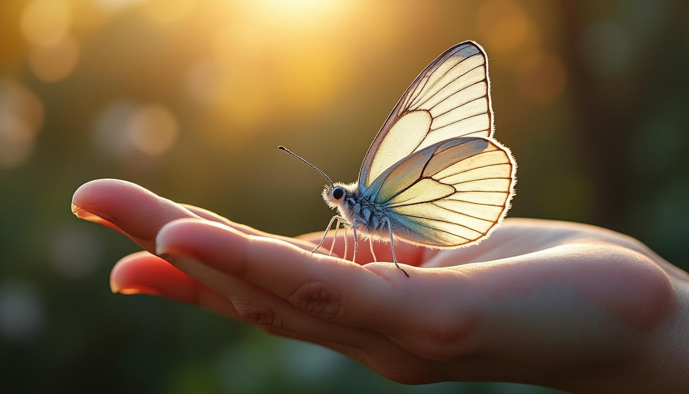 découvrez la signification du papillon blanc en amour et recevez un message de l'univers pour éclairer votre vie sentimentale.