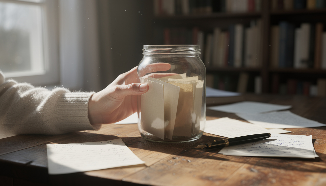 découvrez pourquoi chaque écrivain devrait avoir un bocal d'idées de mots pour stimuler sa créativité chaque jour pendant 365 jours.