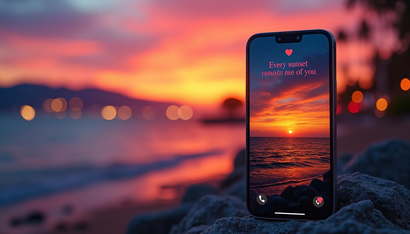 envoyez un sms pour souhaiter une bonne soir&eacute;e romantique, un geste simple mais puissant qui touche le c&oelig;ur.